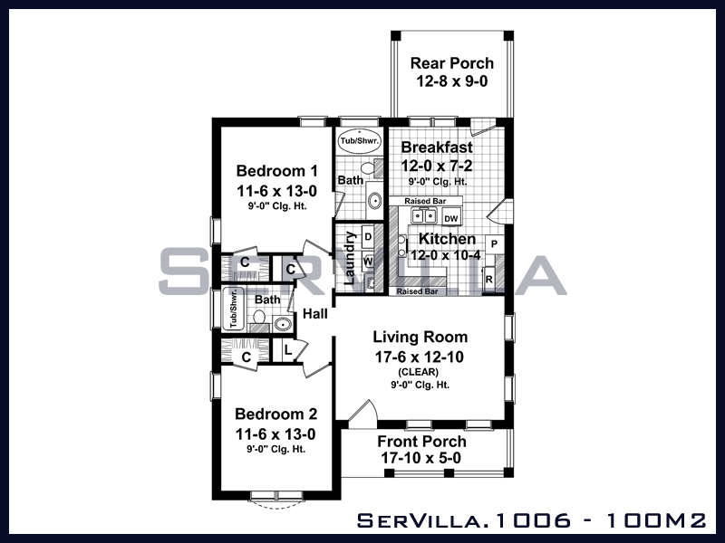 100 m2 Çelik Konstrüksiyon Villa Modeli 6 100 m2 Çelik Konstrüksiyon Villa Modeli 6