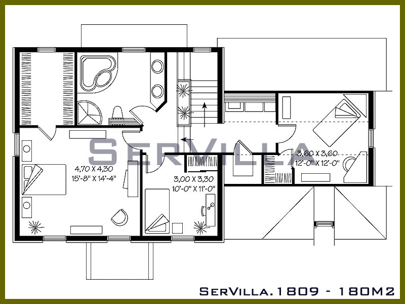 180 m2 Çelik Konstrüksiyon Villa Modeli 9 180 m2 Çelik Konstrüksiyon Villa Modeli 9