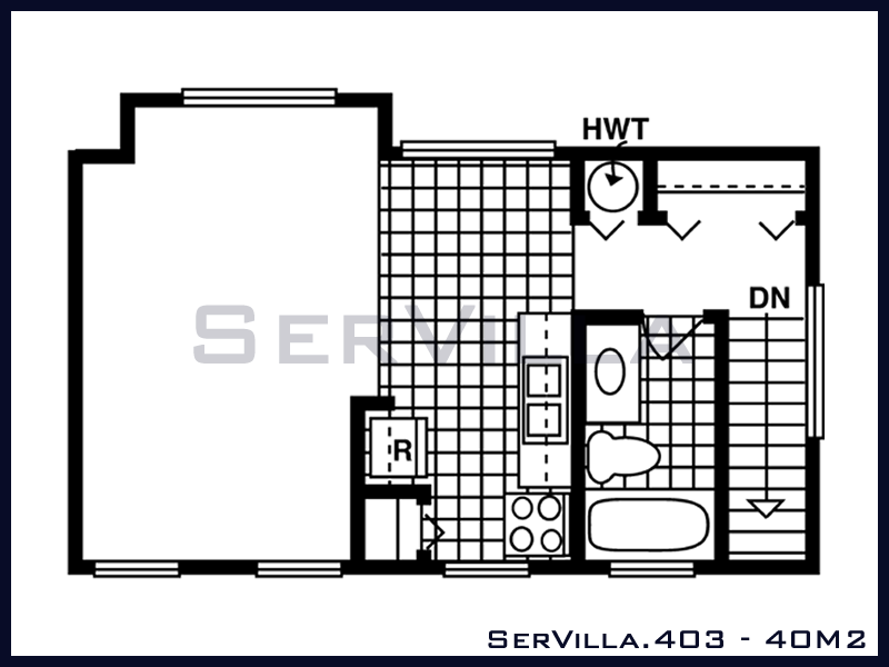 40 m2 Çelik Konstrüksiyon Villa Modeli 3 40 m2 Çelik Konstrüksiyon Villa Modeli 3