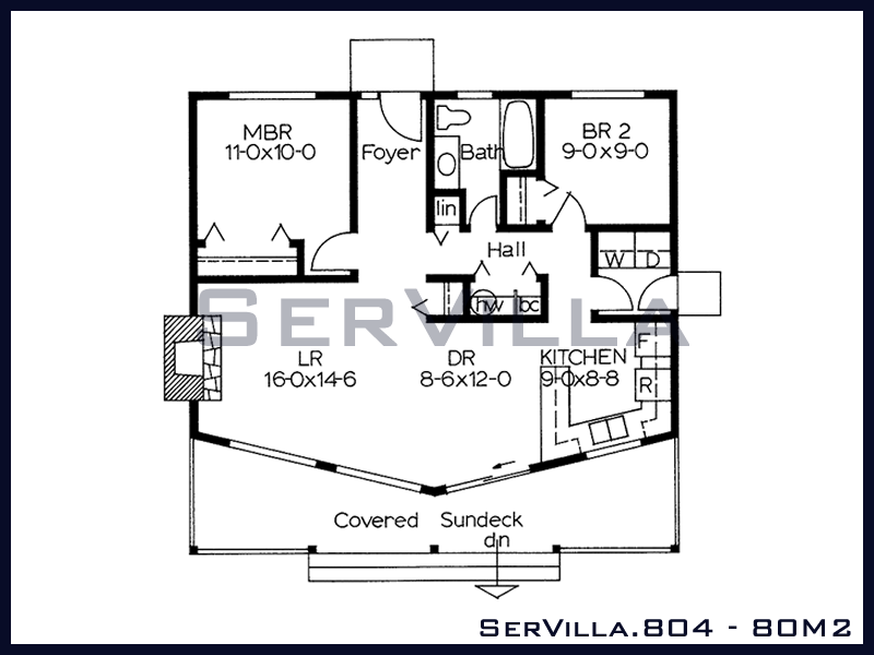 80 m2 Çelik Konstrüksiyon Villa Modeli 4 80 m2 Çelik Konstrüksiyon Villa Modeli 4