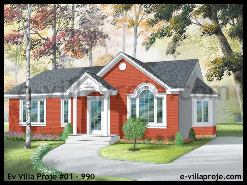 Ev Villa Proje #01 - 990 Çelik Villa Projesi 3D Mimari Tasarımı
