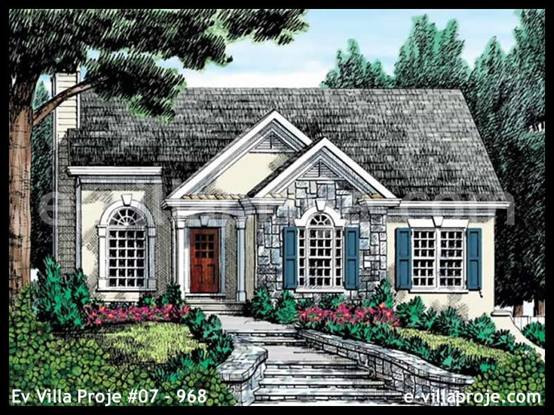 Ev Villa Proje #07 - 968 Çelik Villa Modeli ve 3D Tasarımı