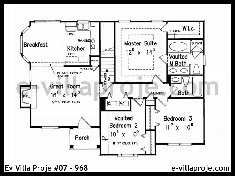 Ev Villa Proje #07 - 968 Çelik Ev Projesi - Görsel 2