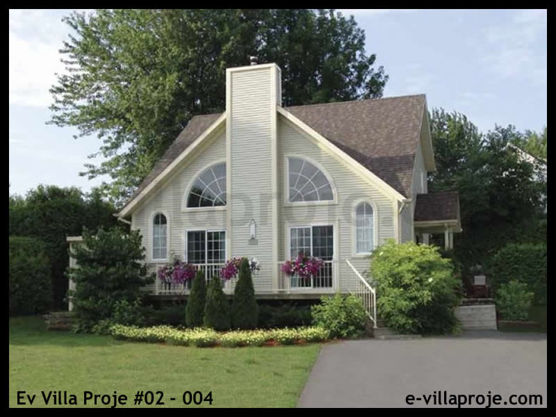 Ev Villa Proje #02 - 004 Çelik Villa Projesi 3D Mimari Tasarımı