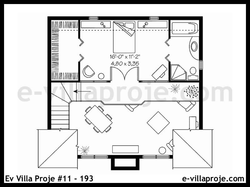 Ev Villa Proje #11 - 193 Çelik Ev Projesi - Görsel 3