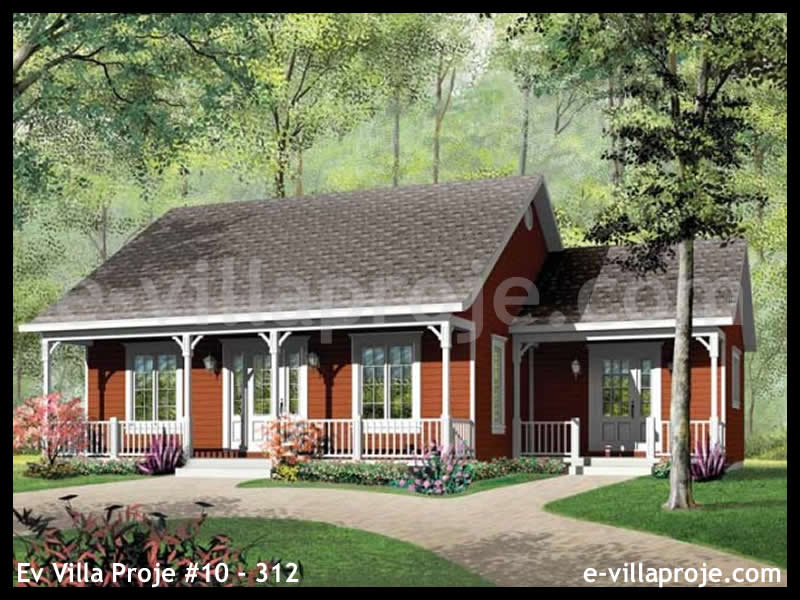 Ev Villa Proje #10 - 312 Çelik Villa Modeli ve 3D Tasarımı