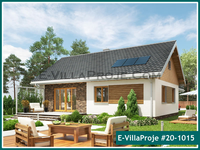Ev Villa Proje #20 - 1015 Çelik Villa Modeli ve 3D Tasarımı