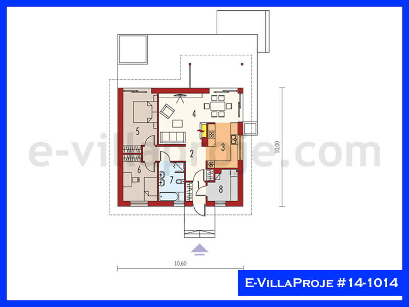 Ev Villa Proje #14 - 1014 Çelik Ev Projesi - Görsel 2