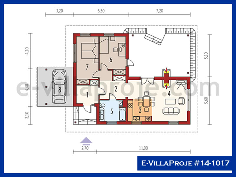 Ev Villa Proje #14 - 1017 Çelik Ev Projesi - Görsel 2