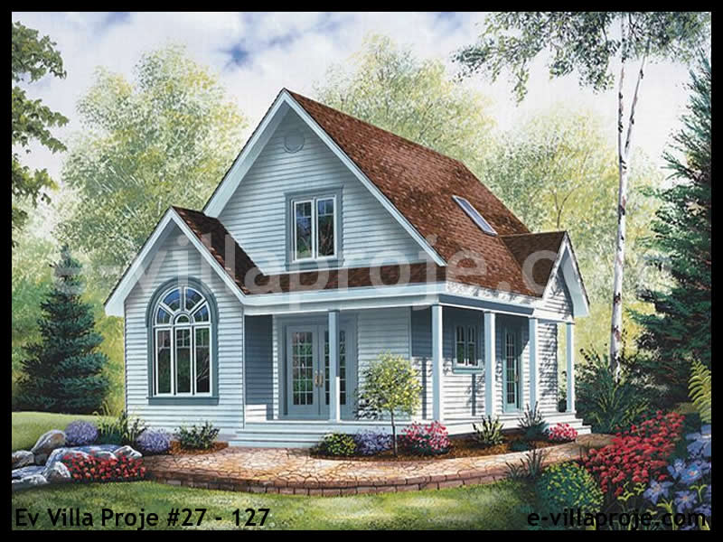 Ev Villa Proje #27 - 127 Çelik Villa Modeli ve 3D Tasarımı