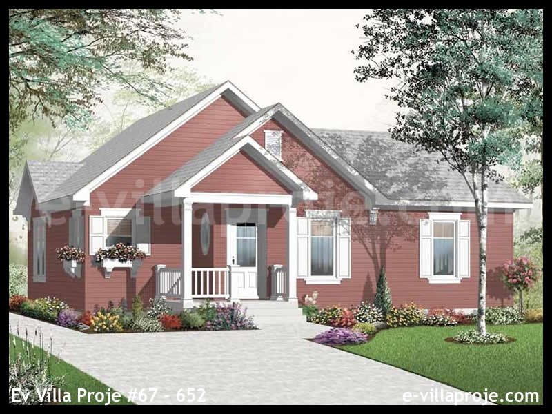 Ev Villa Proje #67 - 652 Çelik Villa Projesi 3D Mimari Tasarımı