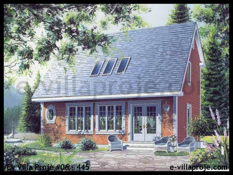Ev Villa Proje #06 - 445 Çelik Villa Modeli ve 3D Tasarımı