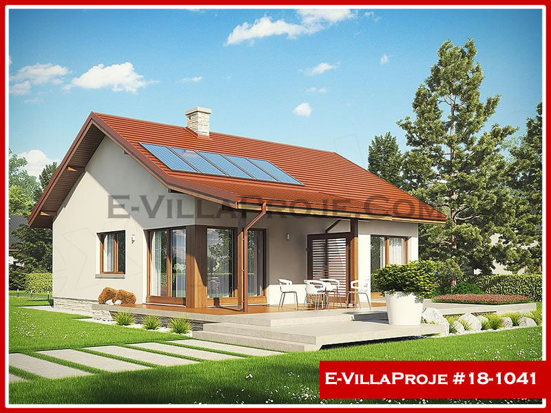 Ev Villa Proje #18 - 1041 Çelik Villa Modeli ve 3D Tasarımı