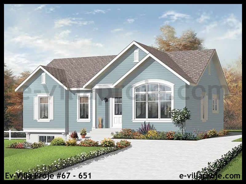 Ev Villa Proje #67 - 651 Çelik Villa Modeli ve 3D Tasarımı