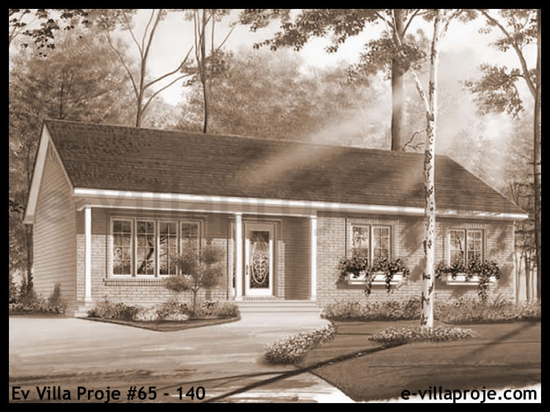 Ev Villa Proje #65 - 140 Çelik Ev Projesi - Görsel 3