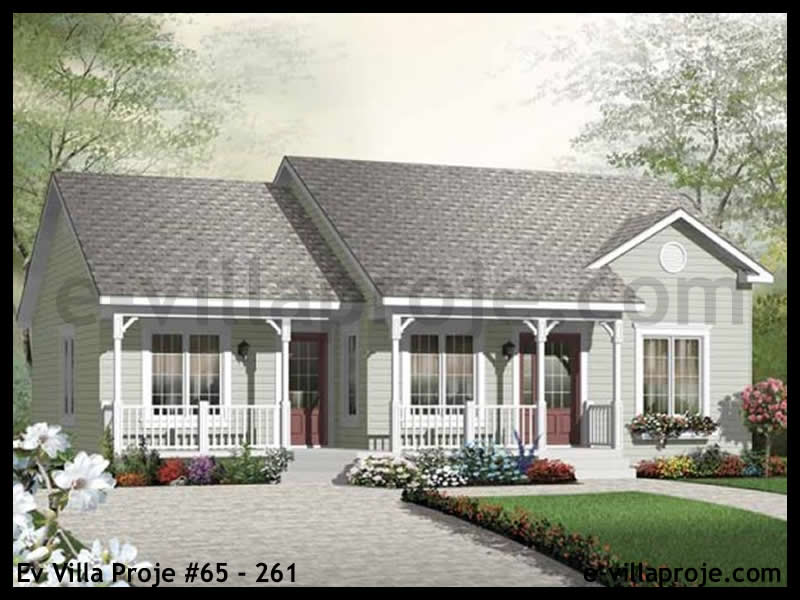 Ev Villa Proje #65 - 261 Çelik Villa Modeli ve 3D Tasarımı