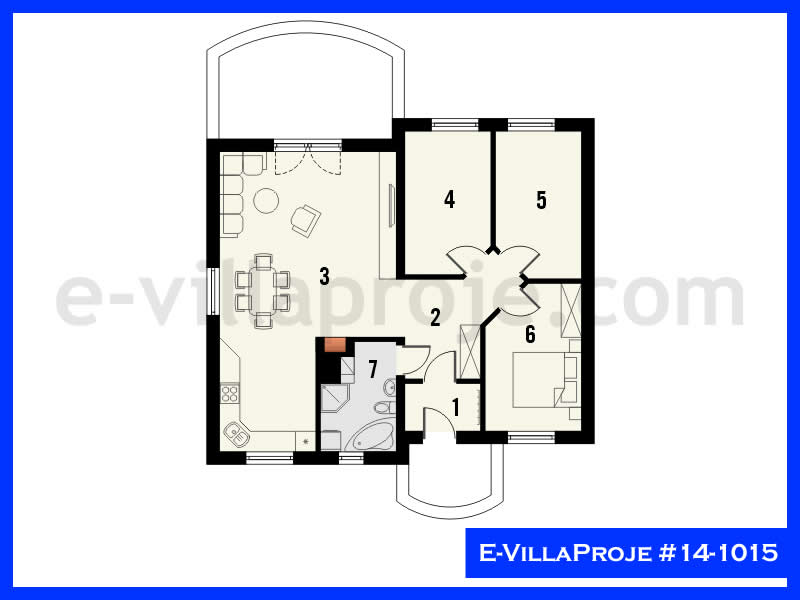 Ev Villa Proje #14 - 1015 Çelik Ev Projesi - Görsel 2