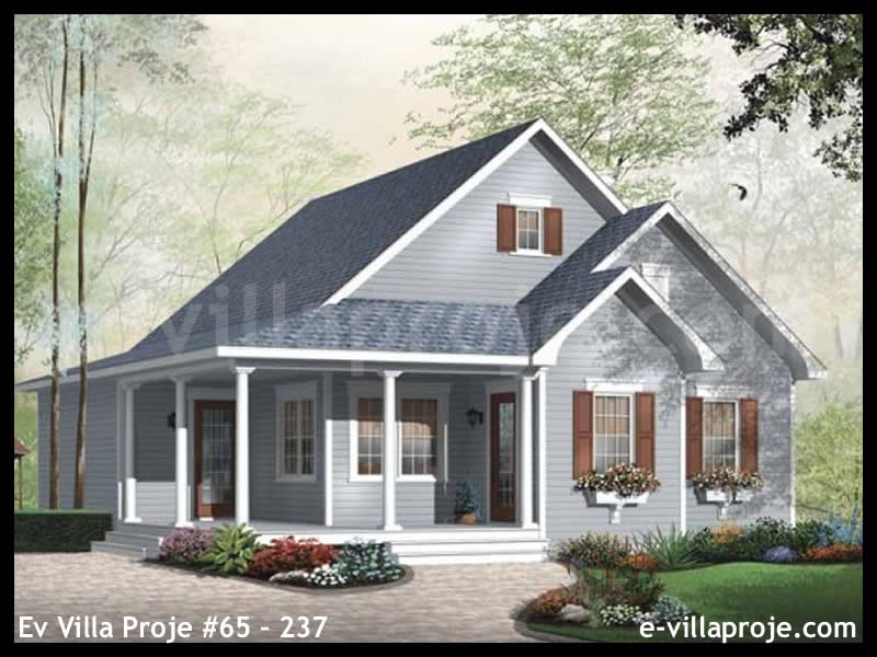 Ev Villa Proje #65 - 237 Çelik Villa Modeli ve 3D Tasarımı