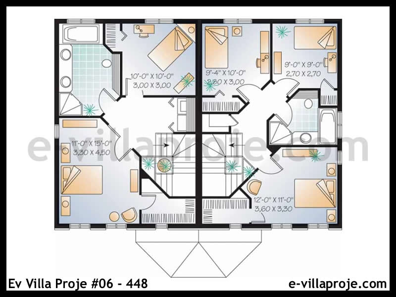 Ev Villa Proje #06 - 448 Çelik Ev Projesi - Görsel 3