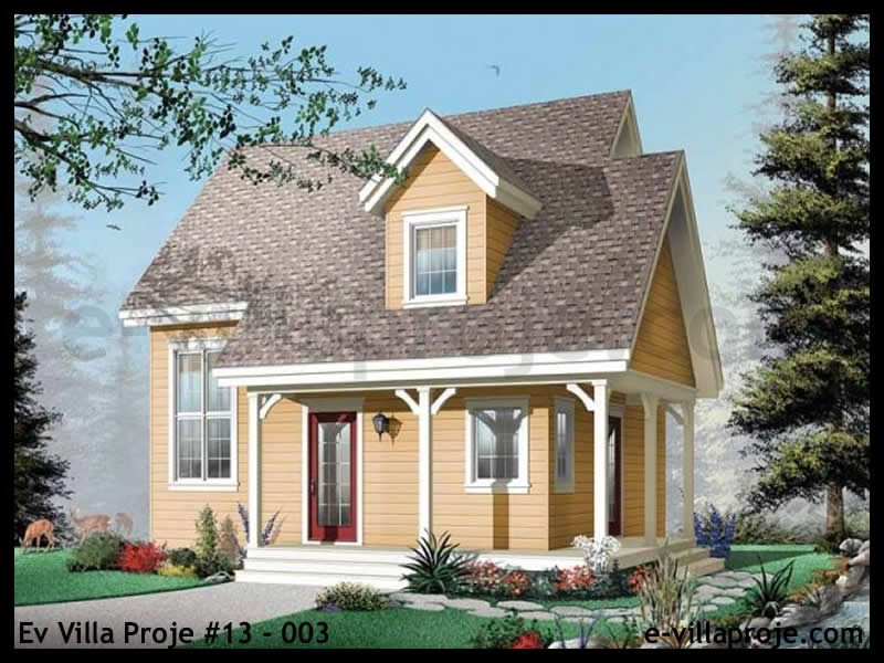 Ev Villa Proje #13 - 003 Çelik Villa Modeli ve 3D Tasarımı