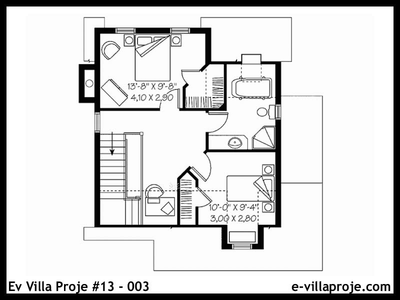 Ev Villa Proje #13 - 003 Çelik Ev Projesi - Görsel 3