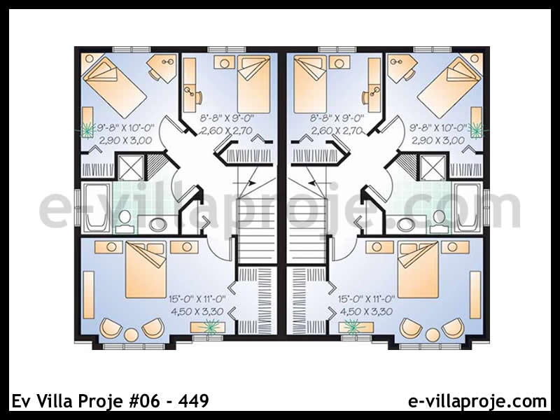 Ev Villa Proje #06 - 449 Çelik Ev Projesi - Görsel 3