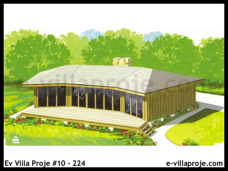 Ev Villa Proje #10 - 224 Çelik Villa Modeli ve 3D Tasarımı