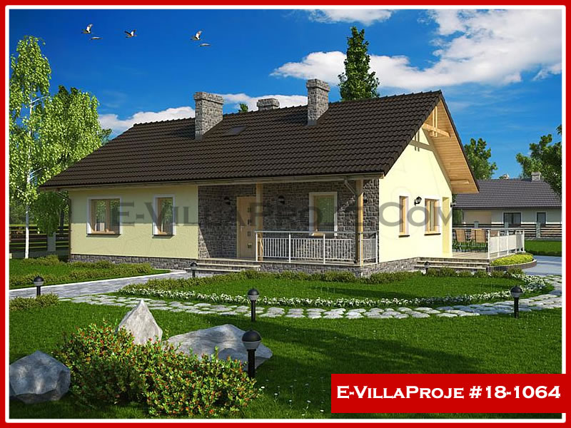 Ev Villa Proje #18 - 1064 Çelik Villa Modeli ve 3D Tasarımı
