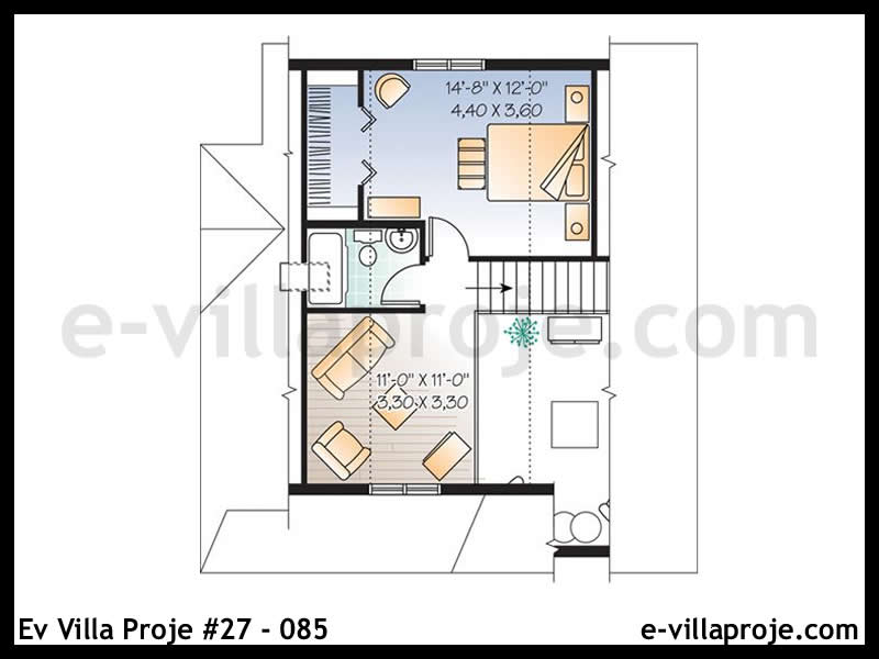 Ev Villa Proje #27 - 085 Çelik Ev Projesi - Görsel 3