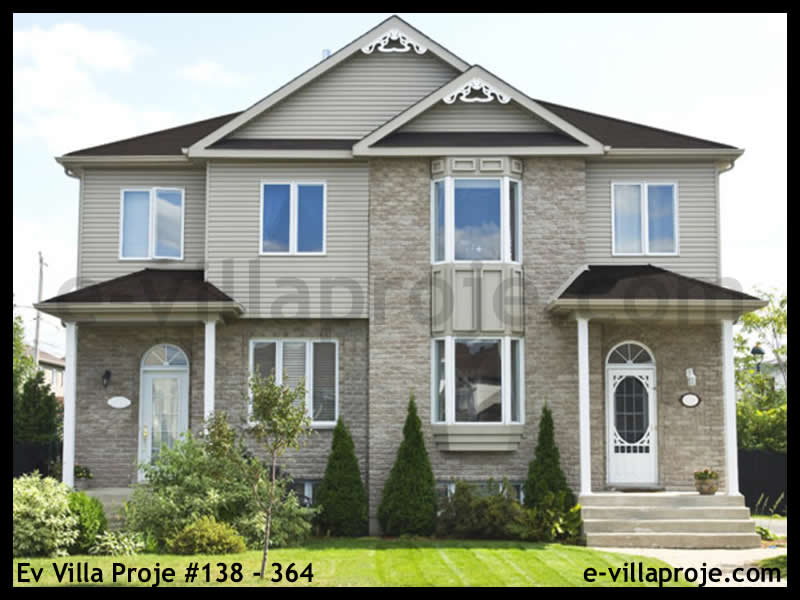 Ev Villa Proje #138 - 364 Çelik Villa Modeli ve 3D Tasarımı