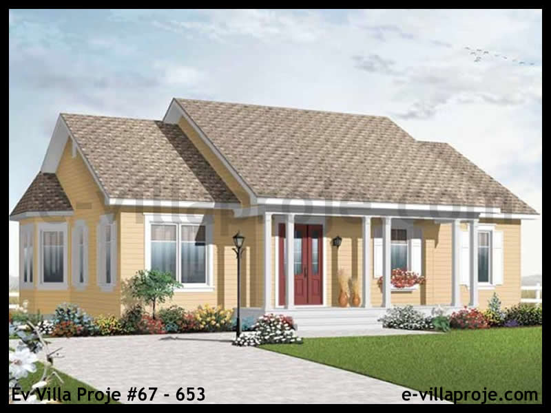 Ev Villa Proje #67 - 653 Çelik Villa Projesi 3D Mimari Tasarımı