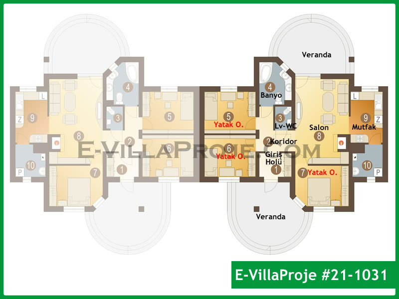 Ev Villa Proje #21 - 1031 Çelik Ev Projesi - Görsel 2