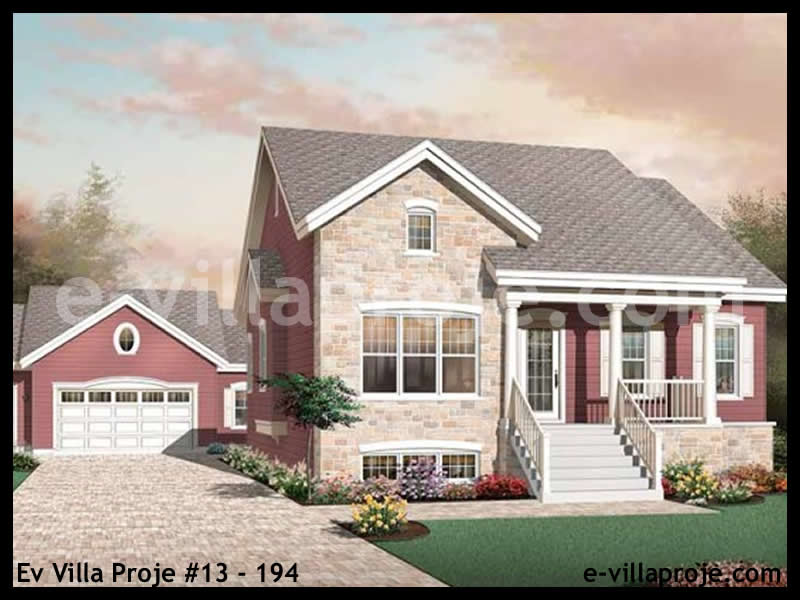 Ev Villa Proje #13 - 194 Çelik Villa Projesi 3D Mimari Tasarımı