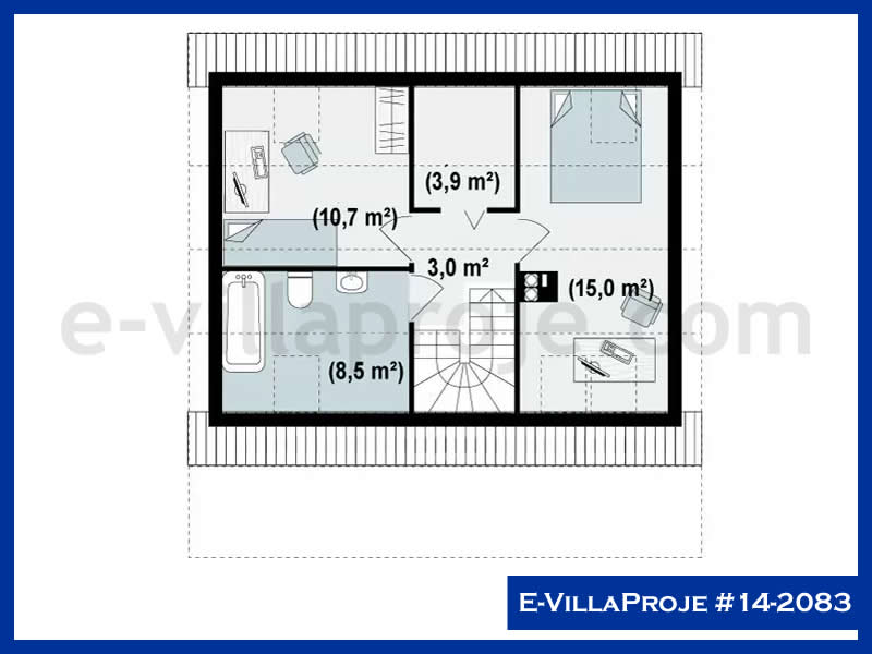 Ev Villa Proje #14 - 2083 Çelik Ev Projesi - Görsel 3