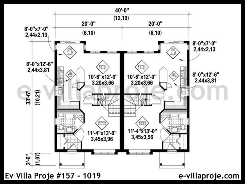 Ev Villa Proje #157 - 1019 Çelik Ev Projesi - Görsel 2