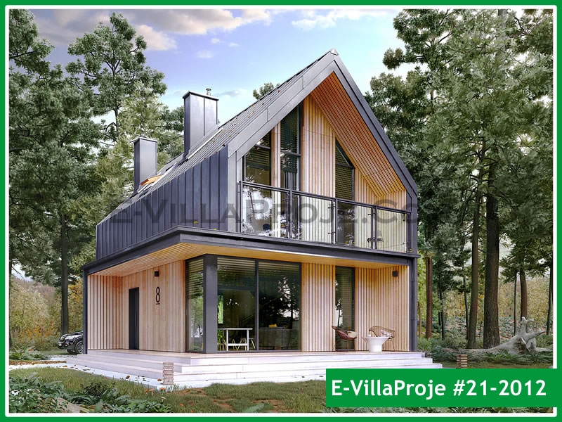 Ev Villa Proje #21 - 2012 Çelik Villa Modeli ve 3D Tasarımı