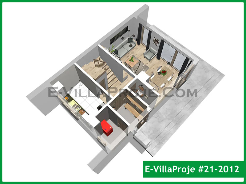 Ev Villa Proje #21 - 2012 Çelik Ev Projesi - Görsel 13