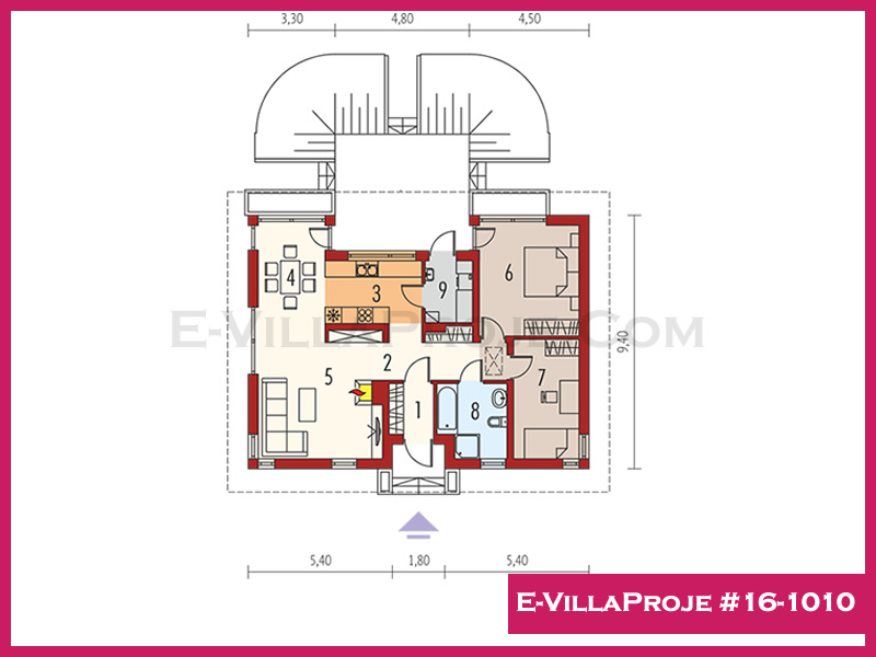 Ev Villa Proje #16 - 1010 Çelik Ev Projesi - Görsel 2