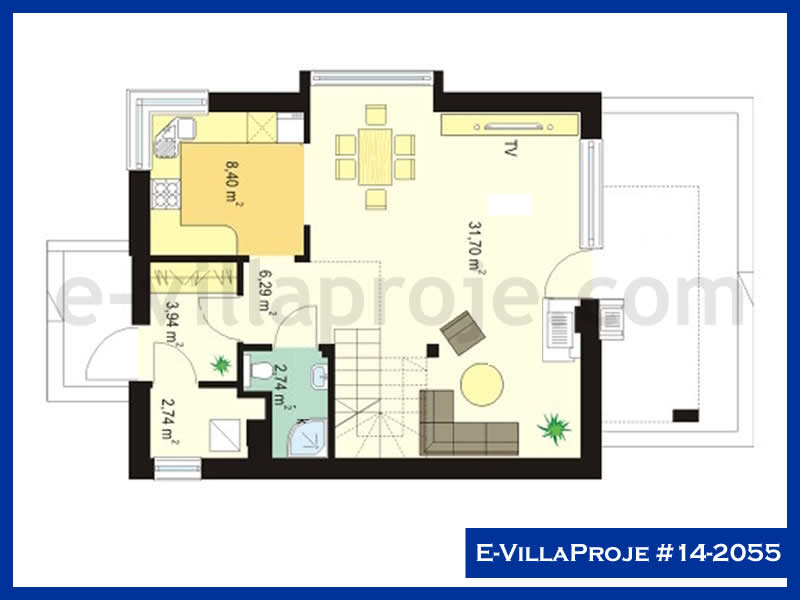 Ev Villa Proje #14 - 2055 Çelik Ev Projesi - Görsel 2