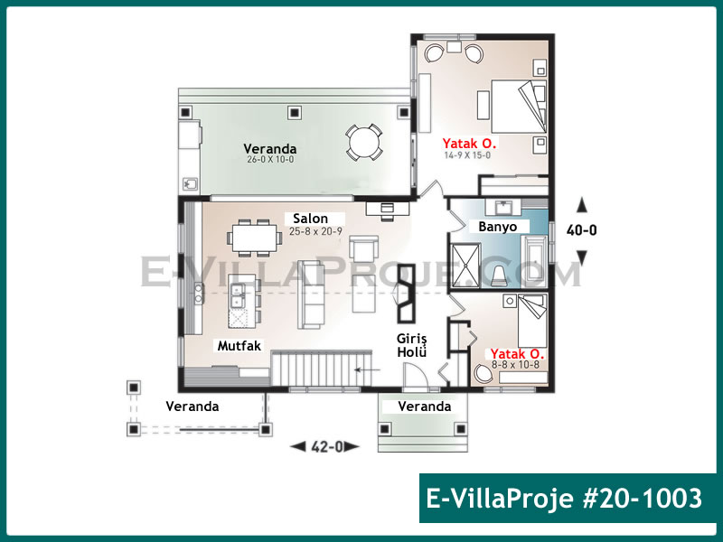 Ev Villa Proje #20 - 1003 Çelik Ev Projesi - Görsel 2