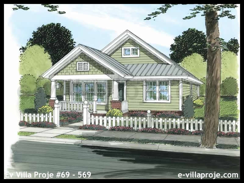 Ev Villa Proje #69 - 569 Çelik Villa Modeli ve 3D Tasarımı