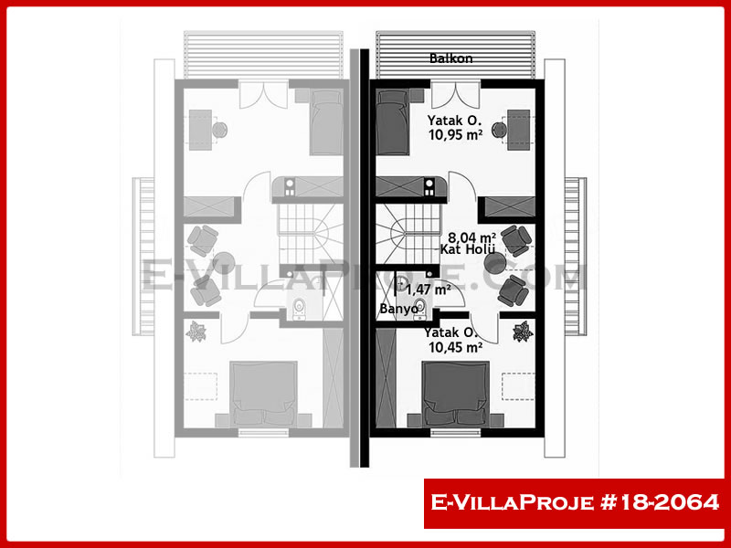Ev Villa Proje #18 - 2064 Çelik Ev Projesi - Görsel 3