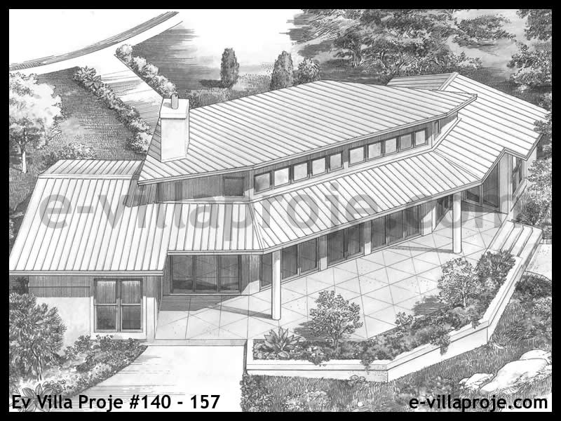 Ev Villa Proje #140 - 157 Çelik Ev Projesi - Görsel 3