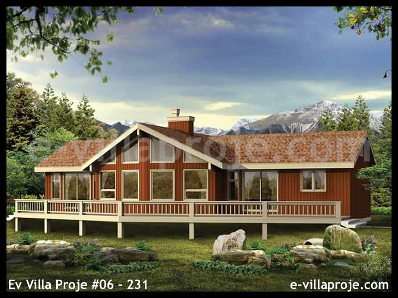 Ev Villa Proje #06 - 231 Çelik Villa Modeli ve 3D Tasarımı