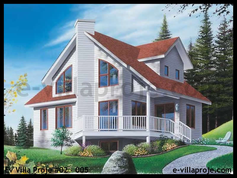 Ev Villa Proje #02 - 005 Çelik Villa Projesi 3D Mimari Tasarımı