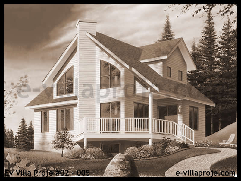Ev Villa Proje #02 - 005 Çelik Ev Projesi - Görsel 4