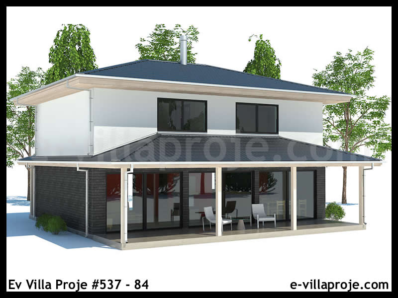Ev Villa Proje #537 - 84 Çelik Ev Projesi - Görsel 4