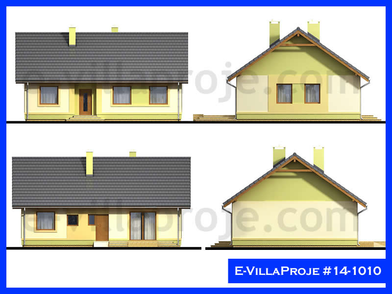 Ev Villa Proje #14 - 1010 Çelik Ev Projesi - Görsel 4