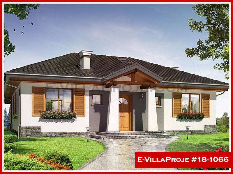 Ev Villa Proje #18 - 1066 Çelik Villa Modeli ve 3D Tasarımı