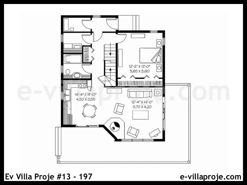 Ev Villa Proje #13 - 197 Çelik Ev Projesi - Görsel 2